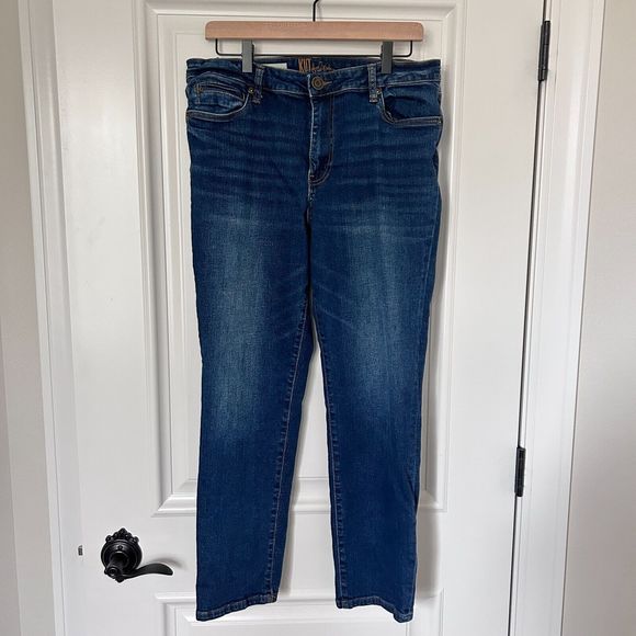 Kut from the Kloth Katy High Rise Ankle Straight Leg Jeans Sz 12 - Picture 2 of 6